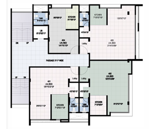 Fourth Floor Plan