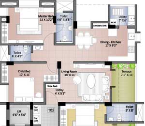 Vishwa Vastu - First Floor Plan